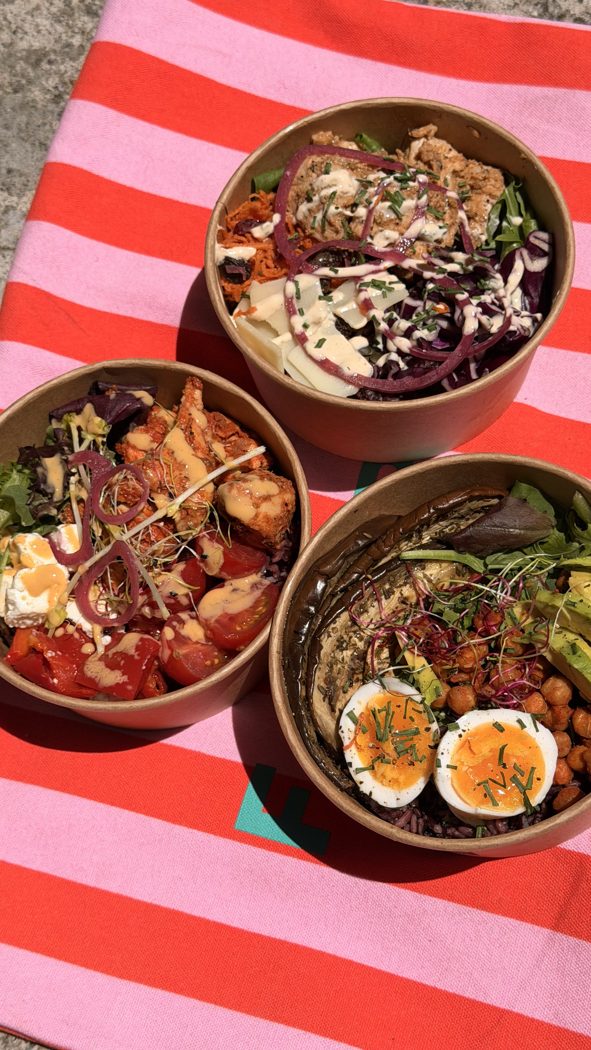 Bowl avec œuf mollet